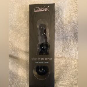 Glass Indulgence Wand Blue Bubble